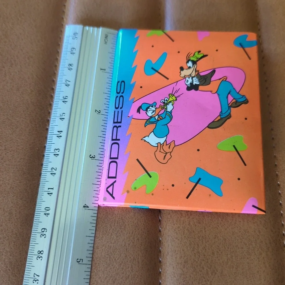 Vintage Disney Address Book‎ 1991 Mead Never Used Taiwan Goofy Donald Duck